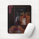 Recherche de vin rouge tapis souris Raisins