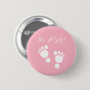 Recherche de pieds bébé badges C'est une fille