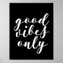 Recherche de bonne vie posters Bonnes vibes seulement