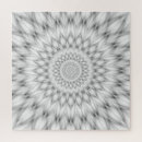 Recherche de motif floral puzzles Noir