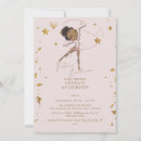 Recherche de ballerines invitations Rose et or