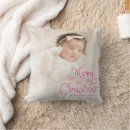 Recherche de noël rose coussins Nouveau né