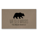 Suche nach wilder bär visitenkarten Tiere