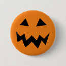 Recherche de visage effrayant badges Jack o' lantern