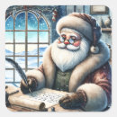 Recherche de lettre père noël autocollants Santa claus