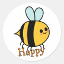 Suche nach bienen cartoon aufkleber Hummel