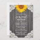 Recherche de tournesols vintages invitations Pays