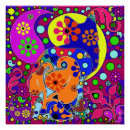 Recherche de chat hippie posters Rétro