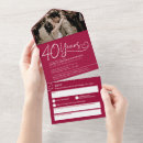 Recherche de rubis rouge invitations 40 ans