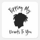 Recherche de cheveux afro autocollants Noir