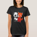 Recherche de panda câlin tshirts Rouge