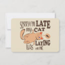 Recherche de en retard vœux cartes Chaton