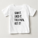 Recherche de blague bébé tshirts Papa