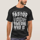 Recherche de pastor tshirts Humour