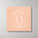 Recherche de chat impressions sur toile Moderne
