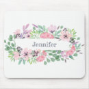 Recherche de fleurs romantiques tapis souris Lavande