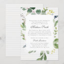 Recherche de aquarelles botaniques invitations Feuillage