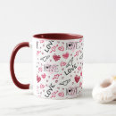 Recherche de dessin rose tasses Pour elle