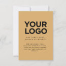 Recherche de petite entreprise invitations Logo