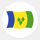 Recherche de saint vincent autocollants Drapeau