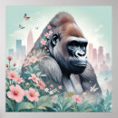 Recherche de singe vintage art Gorille