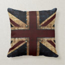 Recherche de drapeau grunge coussins Le royaume uni