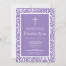 Recherche de lilas baptême invitations Lavande