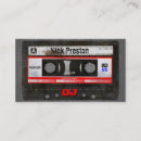 Suche nach kassetten visitenkarten Discjockey
