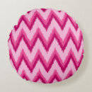 Recherche de chevron rose coussins Ikat