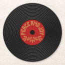 Recherche de disques vinyle dessous de verres Rétro