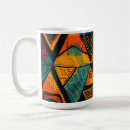 Recherche de motifs africains tasses Orange