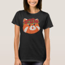 Suche nach roter panda tshirts Blume