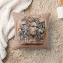 Recherche de humain coussins Aquarelle