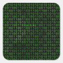 Recherche de code binaire autocollants Science