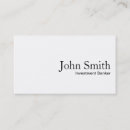 Recherche de banquiers cartes visite Investissement