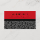 Suche nach roter damast visitenkarten Muster