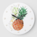 Recherche de ananas horloges Aquarelle