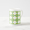 Recherche de motif feuillu tasses Feuilles verts