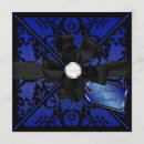 Recherche de saphir bleu marine invitations Royal
