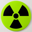 Recherche de radioactif badges Avertissement