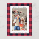 Suche nach weihnachten kariert postkarten Weihnachtskarte für foto