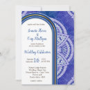 Recherche de mandala bleu invitations Marron