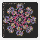 Recherche de rouge dragon autocollants Année