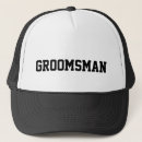 Recherche de bachelor trucker casquettes Groomsman