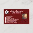 Recherche de alerte médicale cartes visite Allergies