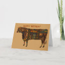 Recherche de vache anniversaire cartes Rustique