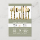 Recherche de cuillère fourchette couteau invitations Blanc