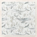 Recherche de baleine dessous de verres Plage