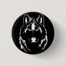 Recherche de tête loup badges Visage