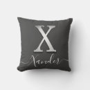 Recherche de lettre x coussins Moderne
